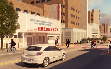 Newark Beth Israel Medical Center Expansion Project - Emergency Entrance
